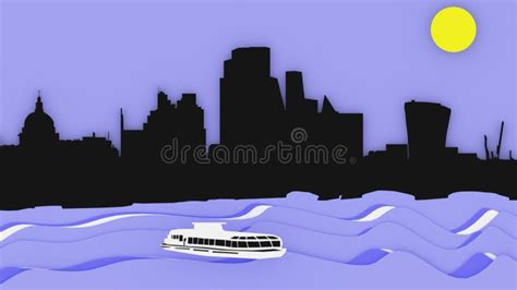 3d Render Illustration City Painting New York City Painting Stock