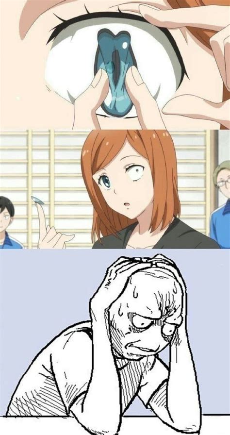Always Clean You Eye Lenses 👁 👁 Anime Funny Anime Memes Funny Anime Memes Otaku