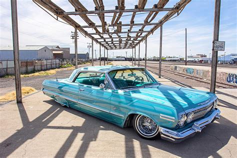 1963 Chevrolet Impala Passenger Side Front View Lowrider