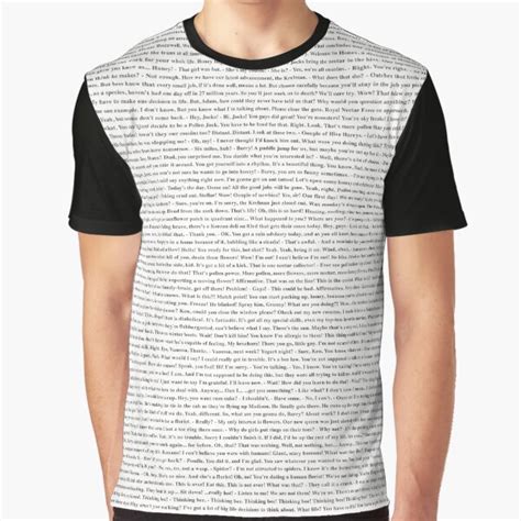 Entire Bee Movie Script T Shirt For Sale By Laurajoy16 Redbubble