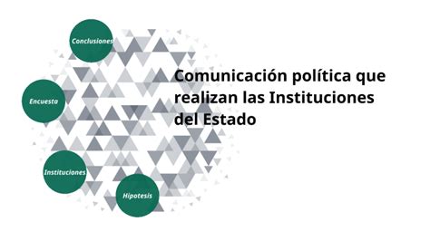 Comunicacion Politica Que Realizan Las Instituciones Del Estado By