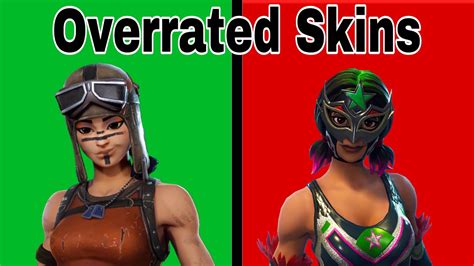 Top 10 Most Overrated Skins In Fortnite These Skins Are Overrated Youtube