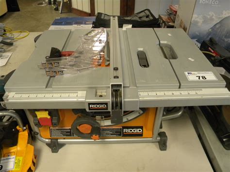 Ridgid R4516 10 Portable Table Saw Able Auctions