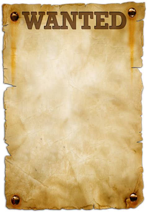 Most Wanted Poster Templates Png Image Transparent Png Free Download Images And Photos Finder