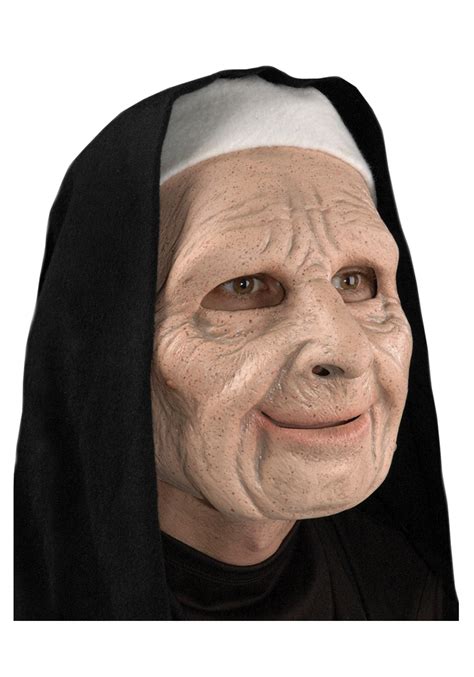 The Town Scary Nun Costume Mask Mens Scary Halloween Masks