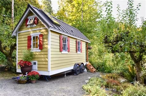 The Yellow Tiny House By The Bay Tiny House Town