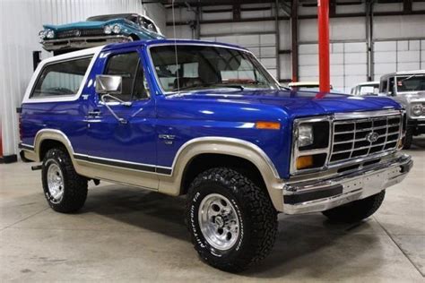 1982 Ford Bronco 44329 Miles Dark Blue Metallic Suv 302cid V8 Automatic