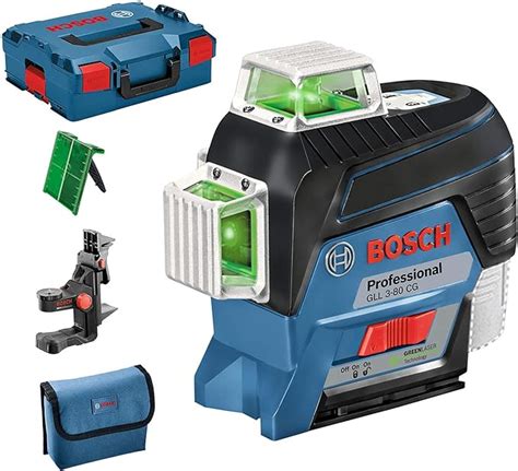 Bosch Professional Laser Level Gll 3 80 Cg Green Laser With App