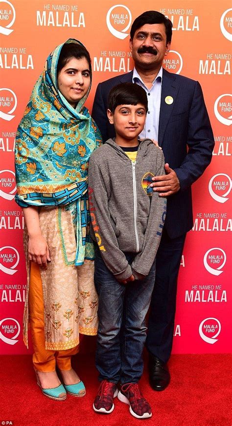 Malala Yousafzais Father Joins Her On The Red Carpet At Screening