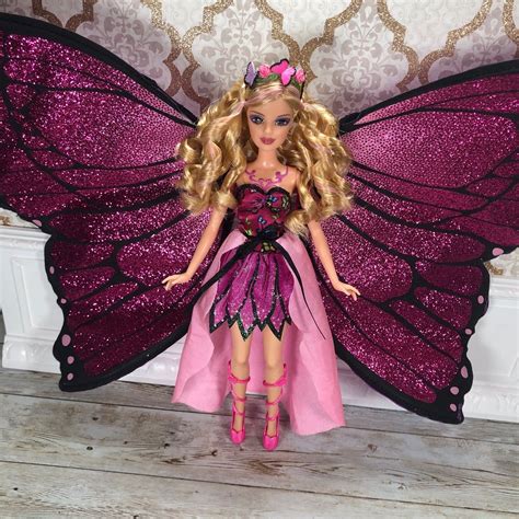 Barbie Mariposa Magic Wings Mariposa Barbie Doll Mercari Mariposa