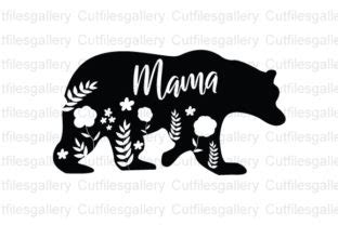 Floral Mama Bear Graphic by cutfilesgallery · Creative Fabrica