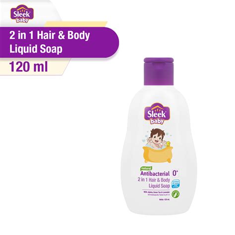 Jual Sleek Baby Antibacterial 2 In 1 Hair And Body Liquid Soap Botol