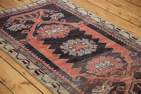 3x55 Vintage Oushak Rug