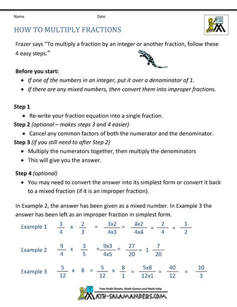 How Do You Multiply Fractions