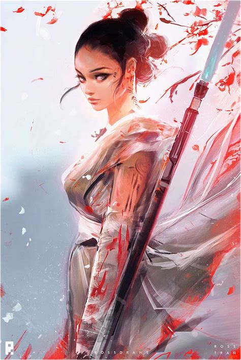 Rey Starwars Fan Art By Ross Tran Trans Art Star Wars Art Rey