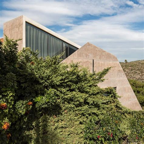 tense architecture network embeds home into a greek hill concrete architecture interior