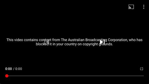 the abc australian broadcasting corporation blocked this video in australia r mildlyinfuriating