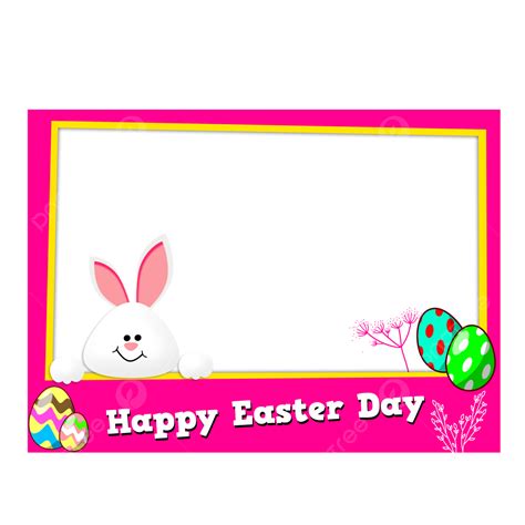 Happy Easter Day Clipart Png Images Happy Easter Day Photo Frame B