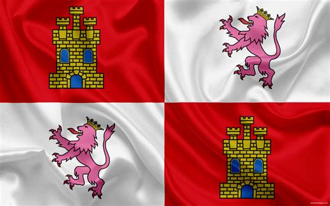 Descargar Fondos De Pantalla La Bandera De Castilla Y León Comunidad