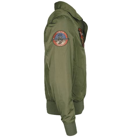 Mil Tec Top Gun Flight Jacket Hornet Olive Drab