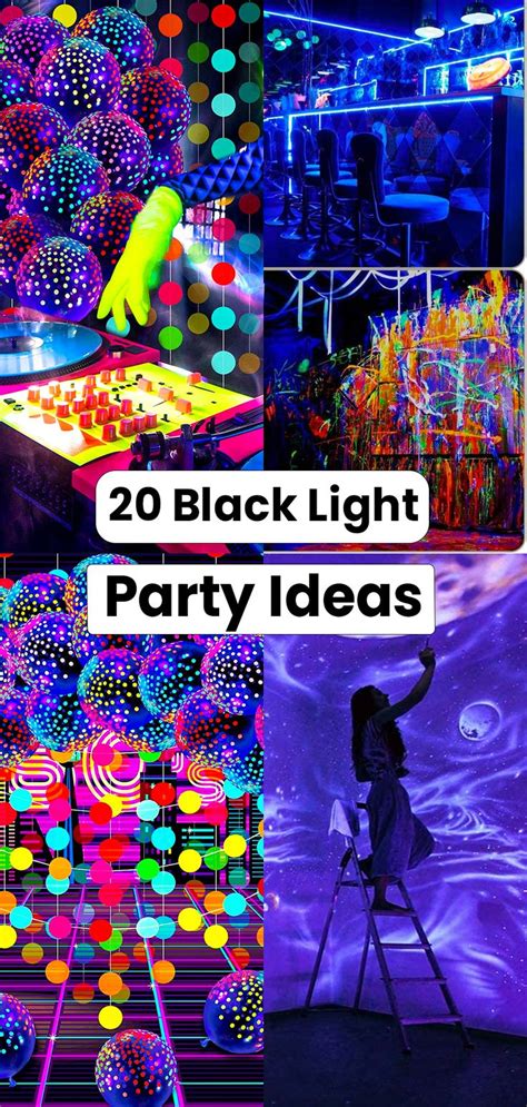 20 Black Light Party Ideas Uv Party Neon Birthday Party Neon Party