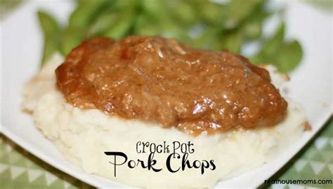 Toss the ingredients in and return to juicy chops, ready to eat! Crock Pot Pork Chops