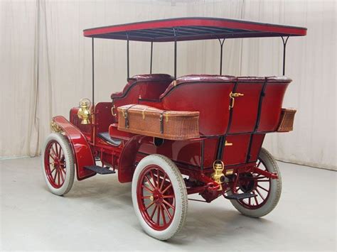 1904 White Type D Steam Car Passenger Side Rear View Classic Cars
