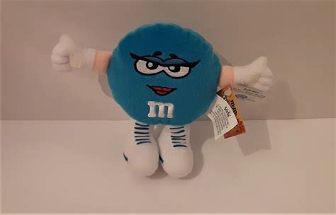 Mandm Minis Swarmees Belle Blue Plush Collectible With Tag Mars Etsy