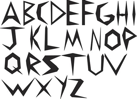 Harrisonburrmediaworkplace Stencil Alphabet 2