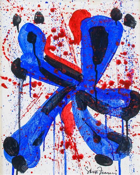 Sam Francis American Abstract Oil On Canvas For Auction At On Apr 11