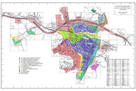 City Of Buckhannon City Corporation Map