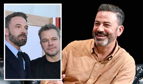 Matt Damon And Ben Affleck Offered To Pay Kimmels Staff Salaries During