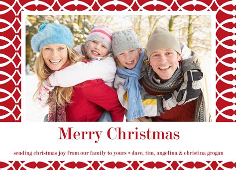 Christmas family cards will help make your christmas more joyful with your family around. Holiday Links Frame - Photo Christmas Cards from CardsDirect