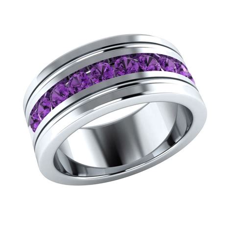 Https://tommynaija.com/wedding/mens Amethyst Wedding Ring