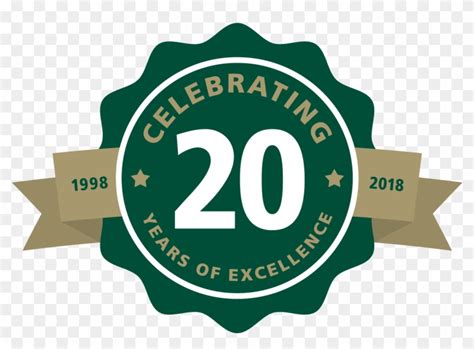 Celebrating 20 Years Of Excellence 2 Decades Hd Png Download