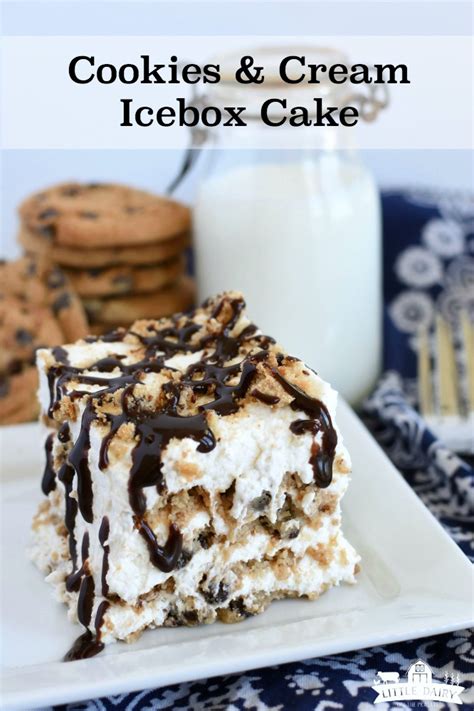 While this tastes delicious as raw dough, it lacks some of the necessary ingredients to turn it into an actual cookie. No Bake Chocolate Chip Cookies and Cream Icebox Cake ...