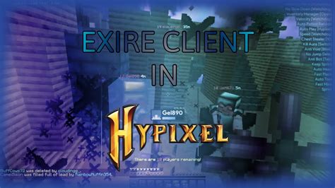 Exire Best Client For Hypixel Youtube