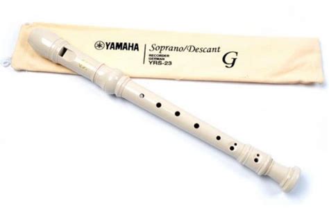 Yamaha YRS-23Y Soprano Recorder Flute Instrument, Natural | Souq - UAE