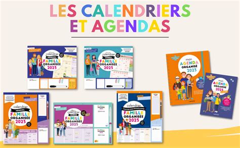 Les Calendriers Et Agendas De La Famille Organisée Editions Larousse