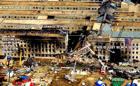 Missile Damage To Pentagon Unseen Pentagon Fraud Footage The 9 11