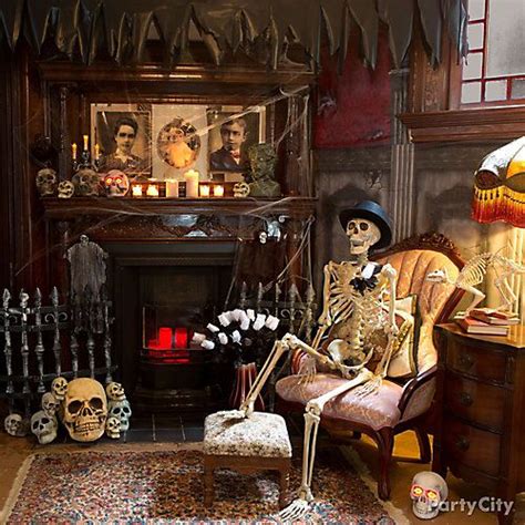 Haunted House Skeleton Parlor Idea Haunted House Decorating Ideas