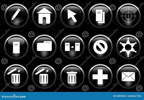 Miscellaneous Icons Stock Vector Illustration Of Duplicate 2402426