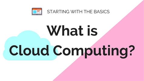 A Quick Introduction To Cloud Computing For Beginners Youtube