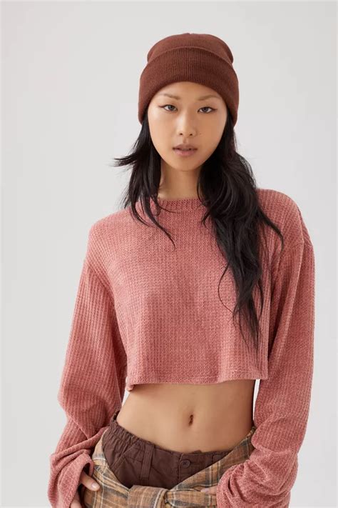 Urban Renewal Remnants Cozy Drippy Sleeve Crew Neck Sweater Urban Outfitters