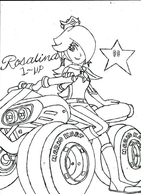 Princess peach mario kart characters coloring pages. Princess Rosalina Coloring Pages at GetColorings.com ...