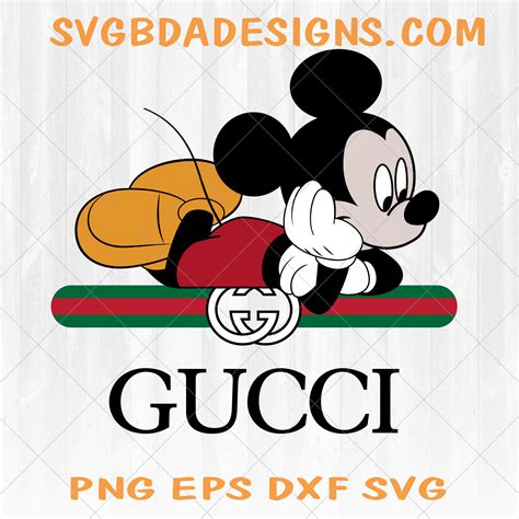 Mickey Mouse Gucci Print