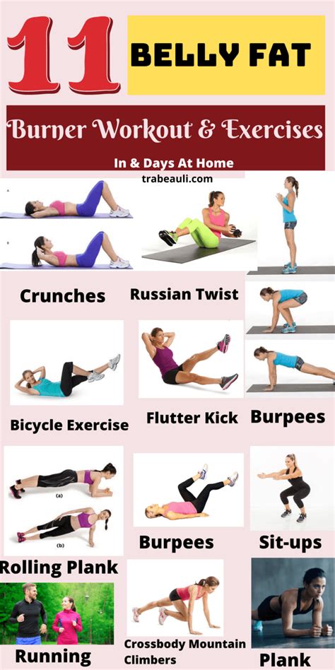 Exercises To Reduce Belly Fat Reduce Belly Fat Burn Belly Fat