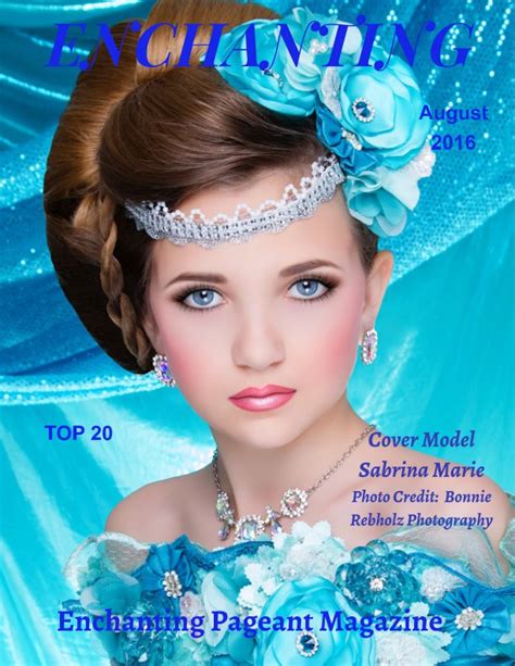 Top 20 Pageant Models August 2016 By Elizabeth A Bonnette Blurb Books