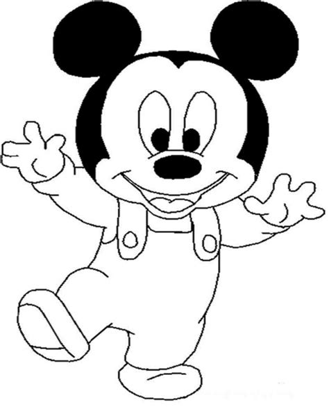42 Gambar Mewarnai Kartun Mickey Mouse Gambar Mewarna