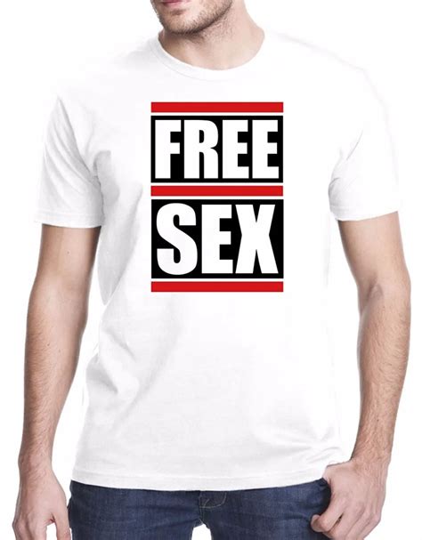 2017 Harajuku Funny Rick Tee Shirts Free Sex Funny Mens Short Sleeve